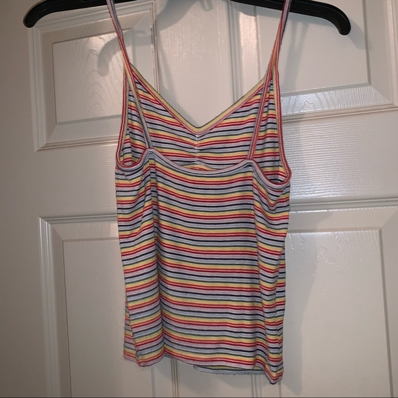 American Eagle Soft & Sexy Ribbed Tank in Rainbow - Picture 3 of 7